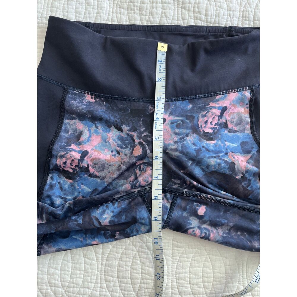 Lululemon If You're Lucky Crop Pant Legging Sz 4 Navy Blue Yoga Gym Fitness - Picture 9 of 10
